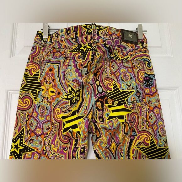 Designer Etro Rock Paisley Pants - Picture 6 of 7